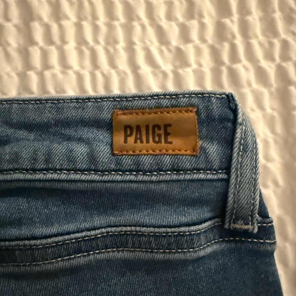 PAIGE Light Blue Denim Jeans